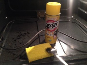 Cleaning toaster oven